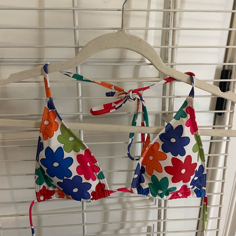 copper closet flower swimsuit top